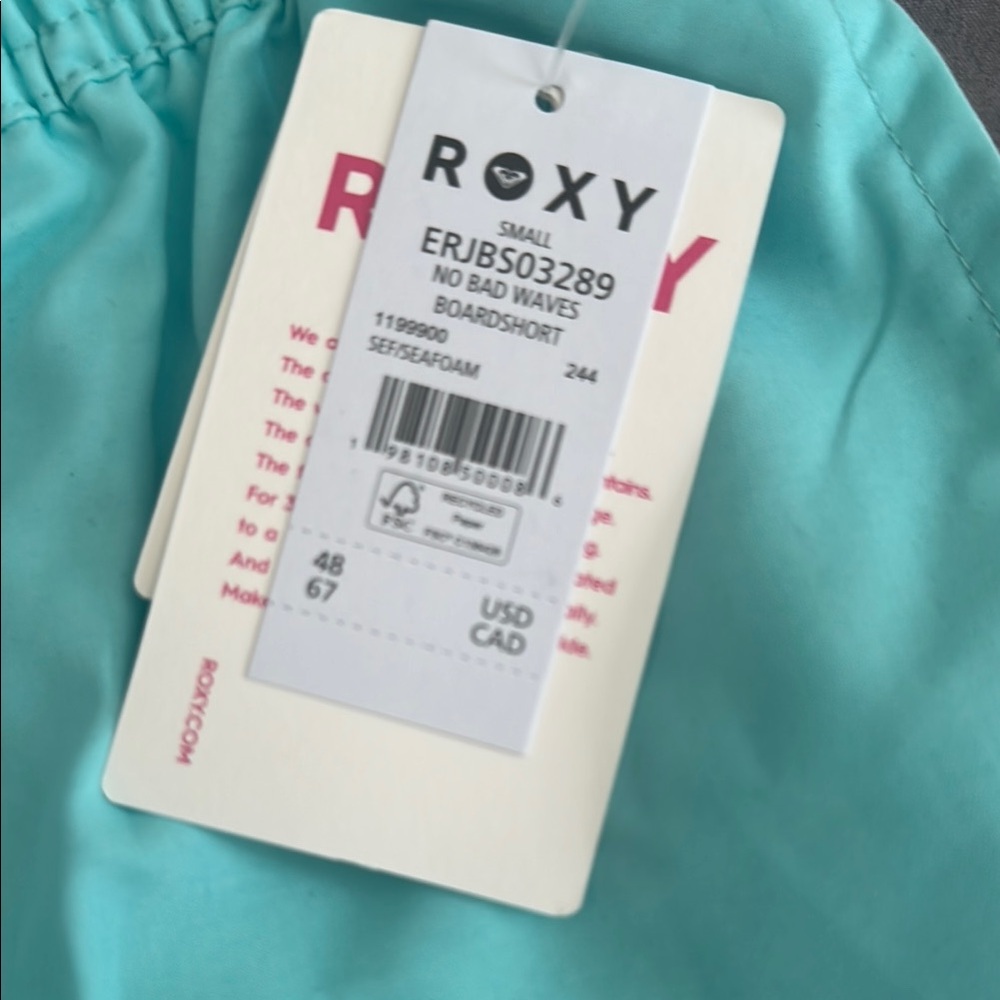 Roxy Blue board shorts Elastic Waistband Lightweight - Picture 4 of 7